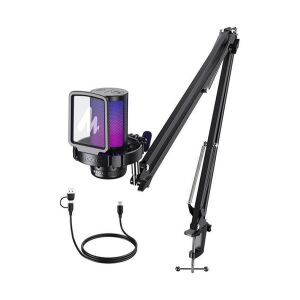 Maono DGM20S gaming, gamer mikrofon pop filterrel, állvánnyal, RGB világítással, fekete 142442012 - Audio