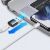Joyroom S-H152 USB-A-USB-C adapter fekete (2db) 142442024