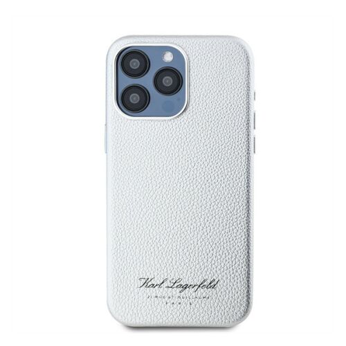 Karl Lagerfeld ezüst iPhone 15 Pro Max telefontok - Karl Lagerfeld