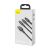 Baseus Tungsten Gold 3in1 USB-kábel, USB / micro-USB / USB-C / Lightning, 3,5 A, 1,5 m, fekete 142447407