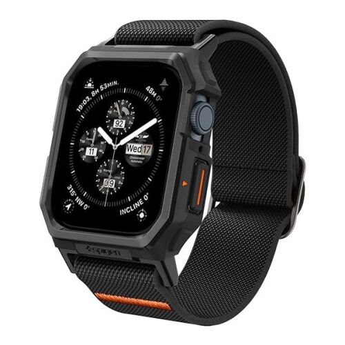 Spigen Lite Fit Pro Apple Watch 9 / 8 / 7 45mm / SE (2nd / 1st Gen) / 6 / 5 / 4 44mm tok / szíj, fekete 142448917