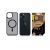 Tactical MagForce Hyperstealth Apple iPhone 14 Magsafe hátlap tok, áttetsző/sötétszürke 142451443