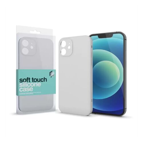 Xprotector Soft Touch szilikon tok iPhone 15 Pro telefonhoz, törtfehér - XPro