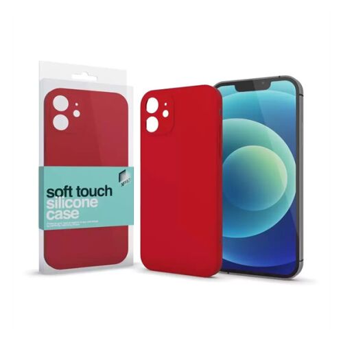 Xprotector Soft Touch piros szilikon tok iPhone 15 Pro Max telefonhoz - XPro