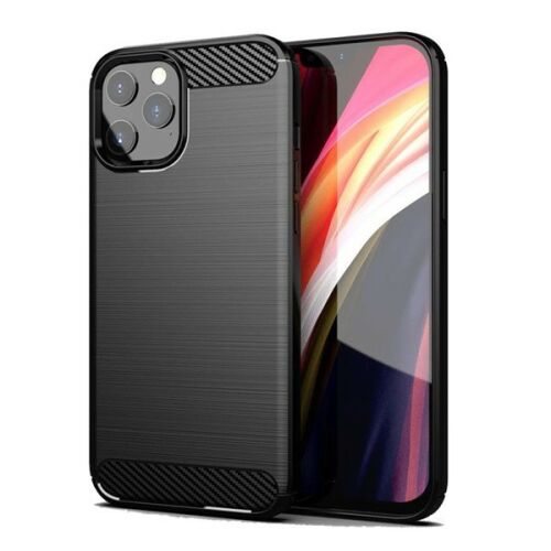 Forcell Carbon fekete tok Apple iPhone 14 Pro készülékhez - Forcell