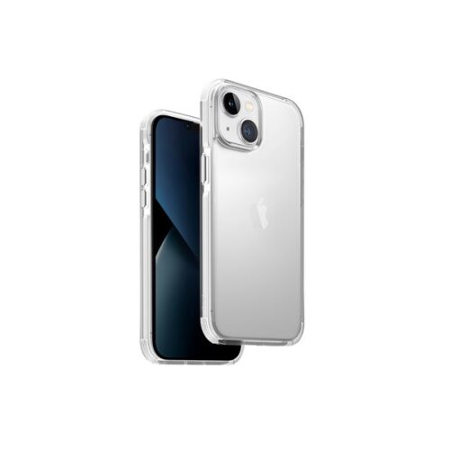 Uniq Combat iPhone 14 Plus fehér szilikon tok - Átlátszó védőtok 