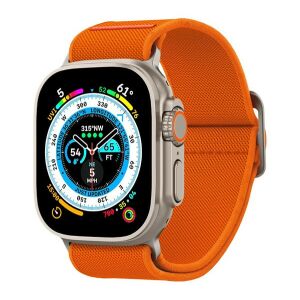 Spigen Lite Fit Ultra Apple Watch Ultra 2 / 1 49mm / 10 /  9 / 8 / 7 45mm / SE / 6 / 5 / 4 44mm / 3 / 2 / 1 42mm szövet szíj, narancs 142464573 - Okosóra szíj