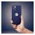 Forcell Soft sötétkék iPhone 13 Pro Max tok kézben tartva