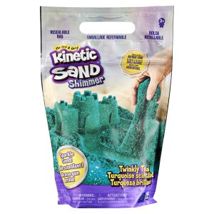 Kinetic Sand KNS RFL 2lb ShmrSd TwinklyTeal GML kézműves játék 142469929 - Spin Master