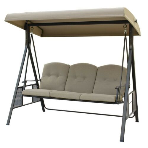 DUBAI 3 személyes hintaágy - szürke - 201x125x180cm 142470925