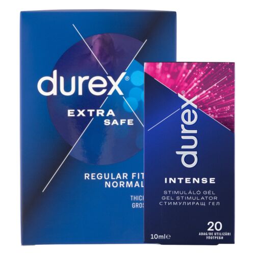 Durex Extra Safe prezerwatywy i Intense Orgasmic żel stymulujący