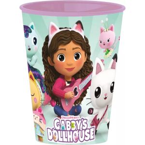 Plastový pohár Gabby's Dollhouse 260ml, Detský pohár na pitie - Detský riad
