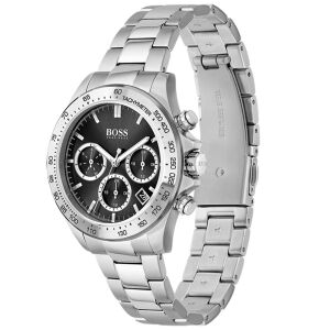 Hugo Boss HB 1502614 silberne Edelstahl Herrenuhr - Damen-Accessoires