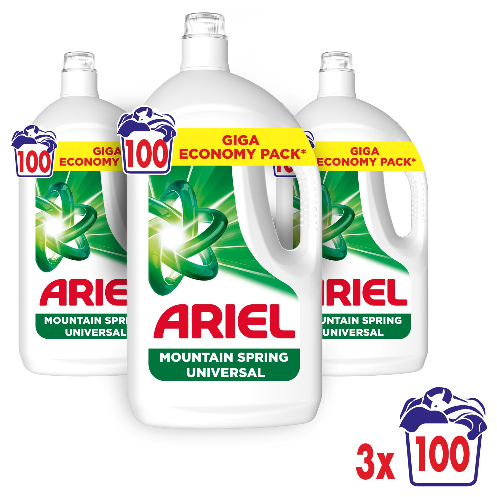 E-shop Ariel Mountain Spring tekutý prací prostriedok 3x4,5L - 300 praní