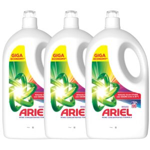 Ariel Color Flüssigwaschmittel 3x4,5L, Giga Economy Pack, 300 Wäschen - Waschgel