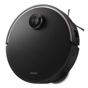 Robot aspirator si mop MOVA V50 Ultra Complete, 24000Pa, Auto-curatare, Perii anti-incurcare, Statie inteligenta, Negru 142472857 - Aspiratoare robot