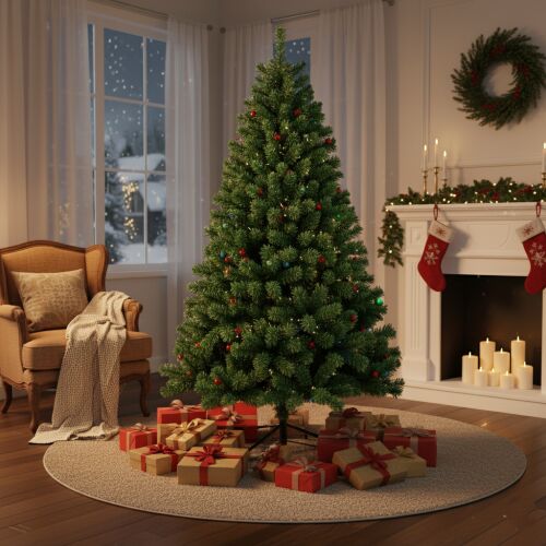 Shepherd's plaid extra-large Artificial pine with base 2,1M 145531787