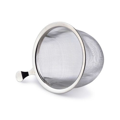 BASIC NATURE: Mini acél teafőző ezüst 7,3×9,2×5 cm колбászos