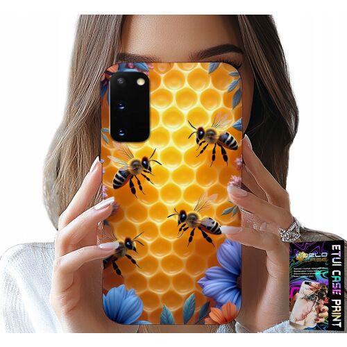 World Case Samsung Galaxy S20 telefontok méhsejt és méh mintával 