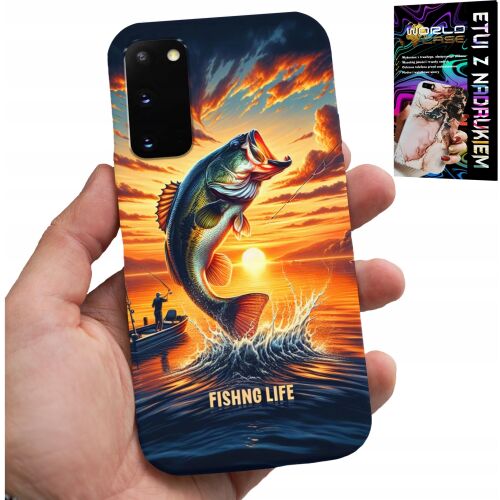 World Case Samsung Galaxy S20 telefontok horgász mintával - HDD és GPS tok