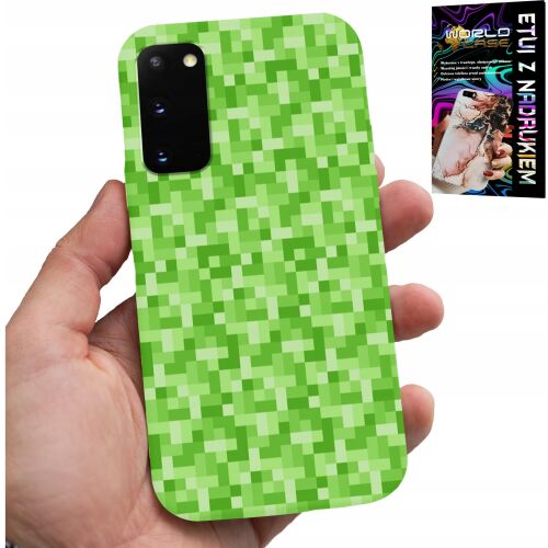 World Case Samsung Galaxy S20 telefontok zöld pixel art dizájnnal - Telefontok