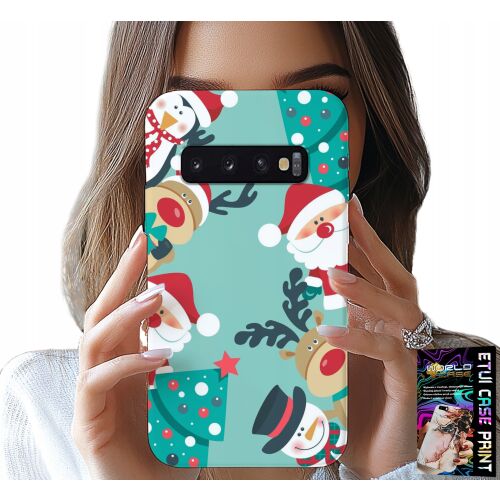 World Case Samsung Galaxy S10 Plus Karácsonyi rénszarvas, hóember telefontok - Telefontok
