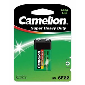 Camelion | 6F22-BP1G | 9V/6F22 | Свръх тежък режим на работа | 1 бр. 142508580 - Батерия и акумулатор