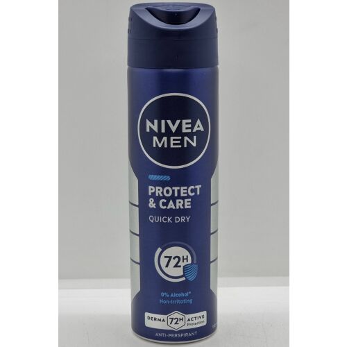 NIVEA Men Protect & Care Dezodor Spray, 150ml, 72 órás védelem - Dezodor