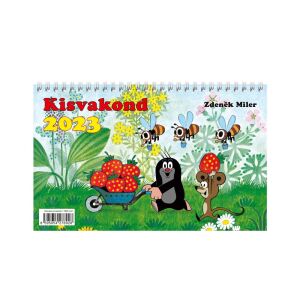 Realsystem Kisvakond 230 x 145mm 2023 Asztali naptár - Mintás 142509786 - REALSYSTEM