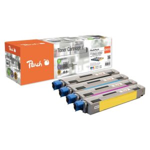 Peach 112482 cartuș toner 4 buc. Compatibil Negru, Cyan, Magenta, Galben (PT1212) 142511143 - Peach