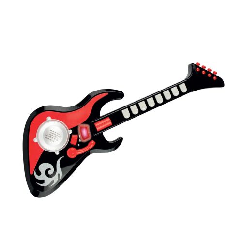 Winfun Játékgitár játék gitár, piros és fekete - Játék hangszer