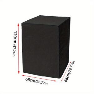 Tartós, fekete poliészter vízálló bútorhuzat