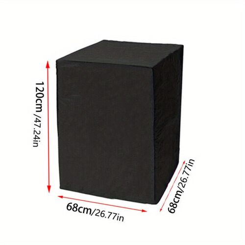 Tartós, fekete poliészter vízálló bútorhuzat 142523135