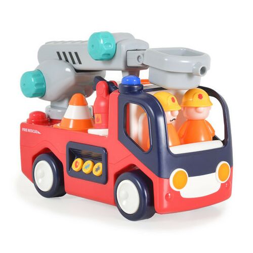 HOLA tűzoltó autó hangokkal, fényekkel PIROS 142523473