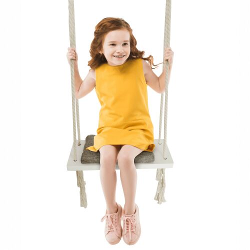 Gyerek hinta, fehér/szürke, SVING 142523547