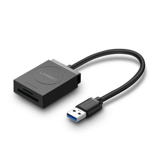 Ugreen USB-A adapter kártyaolvasó SD, microSD, fekete