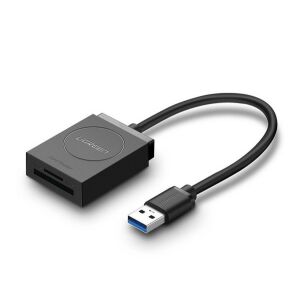 Ugreen USB-A adapter kártyaolvasó SD, microSD, fekete 142526739 - Kártyaolvasó