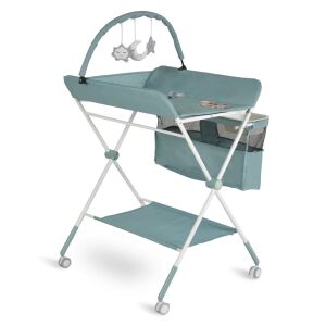 KASKADA multi pelenkázó asztal játékhíddal, tárolókkal MENTA 142527751 - Pelenkázó asztal