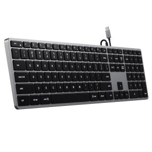 Satechi Slim W3 billentyűzet Univerzális USB QWERTY Angol Alumínium, Fekete 142530366 - Satechi