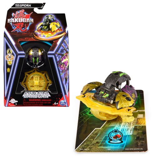 SPECIAL ATTACK BAKUGAN- Spider Evo 1 Black- SOLID 142530935