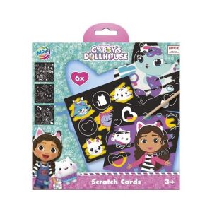 Zestaw zdrapek Gabby's Dollhouse, 6 kart - MGA Entertainment