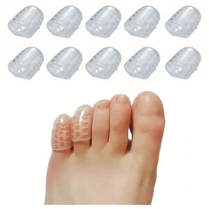 10 db szilikon védő, védő elválasztók lábujjakra és kézre