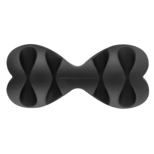 Multifunkčný organizér káblov PNI Tidy Clip 02, flexibilný silikón, samolepiaci, na 8 káblov 4x2 s priemerom 6 mm, čierny, sada 2 kusov 142958017