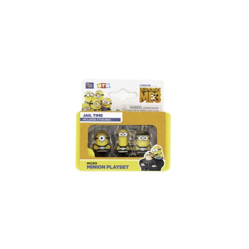 Despicable Me 3, Minions, Jail Time, Collectible Figures, For Boys, 4+ years, 3 pcs 142544014