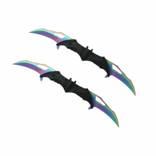 Set aus zwei zweischneidigen Messern, DEPOX®, mehrfarbig, 32 cm 142547675