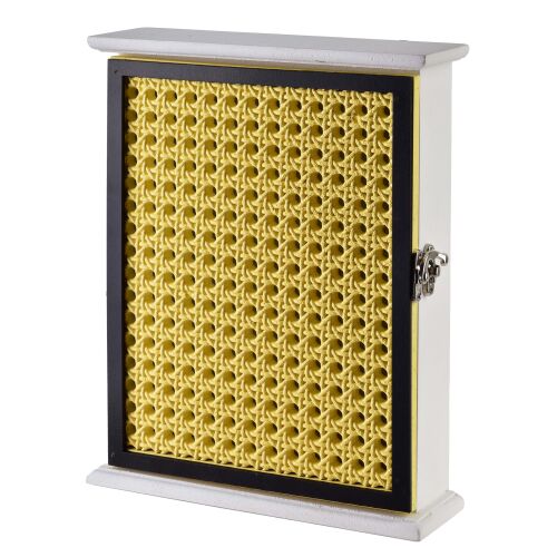 STACY fa kulcstartó doboz 6 kulcs számára, fehér, 19,5x5,5x24,5 cm 142553311