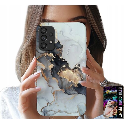 TOK Samsung A52/A52S márvány mintás telefontok egy nő kezében 