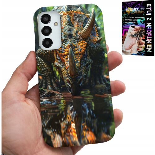 World Case Samsung Galaxy M23 telefontok Triceratops dinoszaurusz mintával - HDD és GPS tok