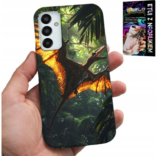 World Case Samsung Galaxy M23 telefontok pterodaktilusz dinoszaurusz mintával - HDD és GPS tok