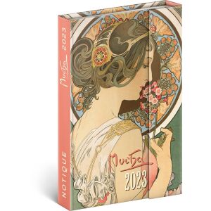 Realsystem Alphonse Mucha B6 2023 Zsebnaptár 142561457 - REALSYSTEM